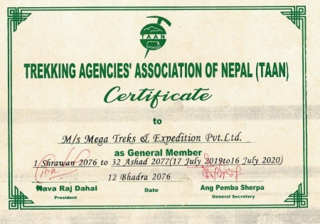 Trekking Agencies Association of Nepal (TAAN)  » Click to zoom ->